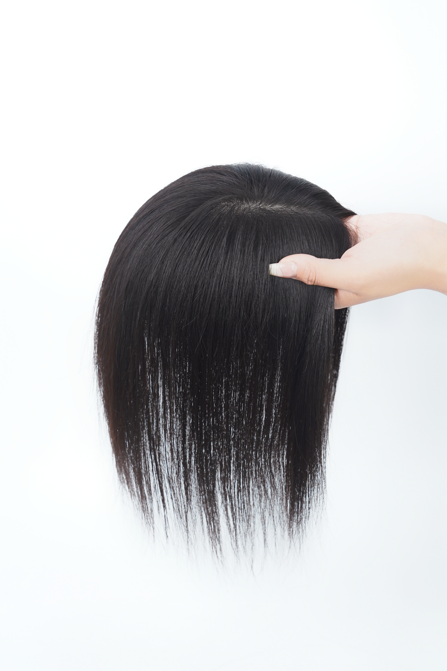 4.0"*5.0" Base Natural Silk Top Human Hair toppers for womens toupee half wigs top hair pieces