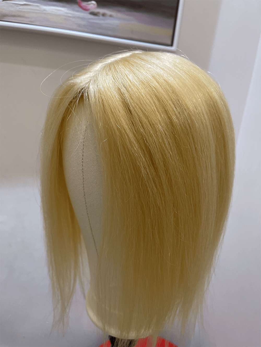 5.5*6.0  613 Blonde Silk Top Human Hair toppers women toupee half wigs top hair pieces