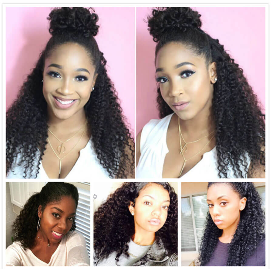 Clip in Hair Extension Curly Clip-In Set