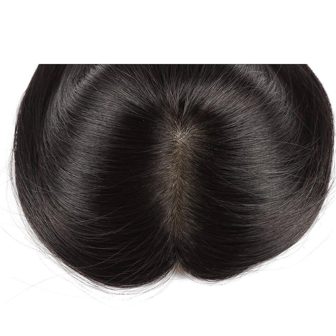 Natural Silk Top Human Hair toppers for womens toupee half wigs top hair pieces