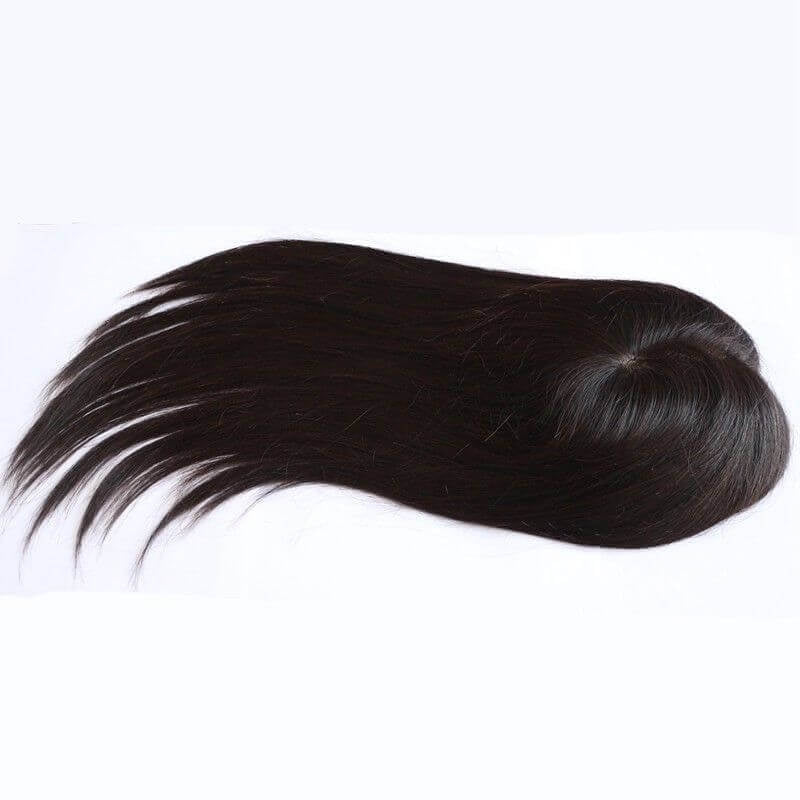 Natural Silk Top Human Hair toppers for womens toupee half wigs top hair pieces