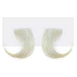 Real Human Hair Baby Bangs Natural Hairline Enhancer | Baby Hair Sideburn Edge Stickers | Must-Have for Wig Styling