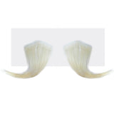 Real Human Hair Baby Bangs Natural Hairline Enhancer | Baby Hair Sideburn Edge Stickers | Must-Have for Wig Styling