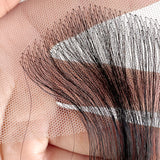 Real Human Hair Baby Bangs Natural Hairline Enhancer | Baby Hair Sideburn Edge Stickers | Must-Have for Wig Styling