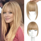 Thick Natural Real Human Hair French Bangs for Women – Fully Handcrafted