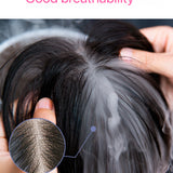 4.0"*5.0" Base Natural Silk Top Human Hair toppers for womens toupee half wigs top hair pieces