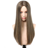 Eliana | 7"x8" Large Silk Base Topper | Premium Spun Silk Lining | 100% Human Hair 46816