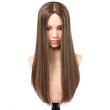 Eliana | 7"x8" Large Silk Base Topper | Premium Spun Silk Lining | 100% Human Hair