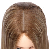 Gemma | 7"x7" Silk Base Top Rose Mesh Topper Tea 4610