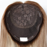 Gemma | 7"x7" Silk Base Top Rose Mesh Topper Tea 4610