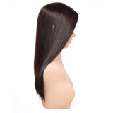 AnnaWigs Medium Brown Helena | 8"x8" Large Coverage Topper | 4"x4" Jewish Silk Top with Breathable Wefts | 100% Mongolian Remy Hair