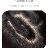 6.3*6.3 Silk Top Human Hair toppers for women toupee half wigs top hair pieces