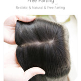 6.3*6.3 Silk Top Human Hair toppers for women toupee half wigs top hair pieces