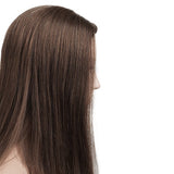 6*6.5 Clip-On Stretch Mesh Hairpiece for Women with Thin Skin and Silk Mono Top