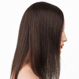 6*6.5 Inch Natural Hairline Women’s Silk-Top & Wefted Back Hairpiece with Virgin Hair