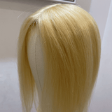5.5*6.0  613 Blonde Silk Top Human Hair toppers women toupee half wigs top hair pieces