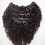 Clip in Hair Extension Afro Kinky Coily Clip-In Set