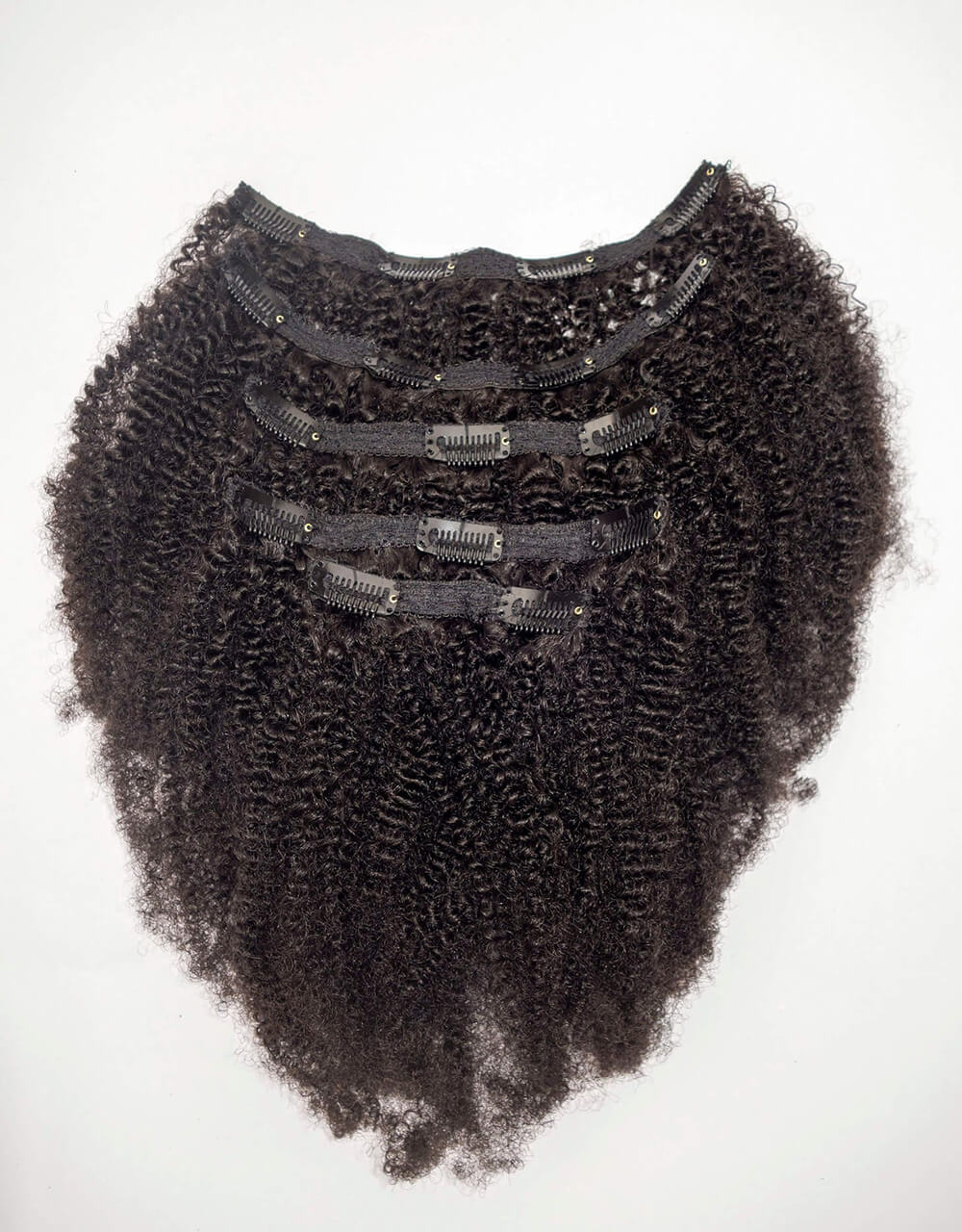 Clip in Hair Extension Afro Kinky Coily Clip-In Set