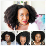 Clip in Hair Extension Afro Kinky Coily Clip-In Set