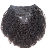 Clip in Hair Extension Afro Kinky Curly Clip-In Set