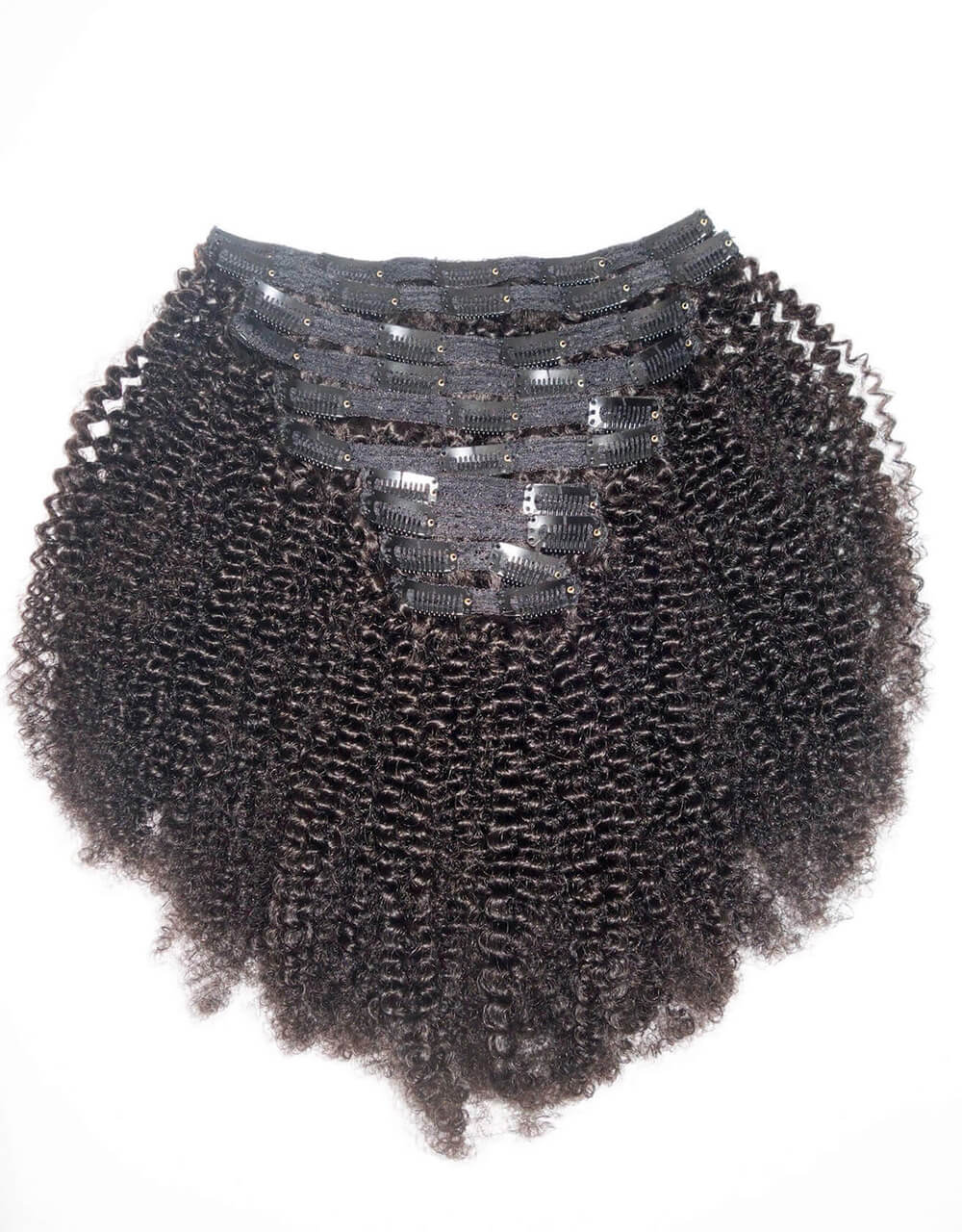 Clip in Hair Extension Afro Kinky Curly Clip-In Set