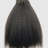 Clip in Hair Extension Kinky Coarse Clip-In Set