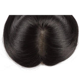 Natural Silk Top Human Hair toppers for womens toupee half wigs top hair pieces
