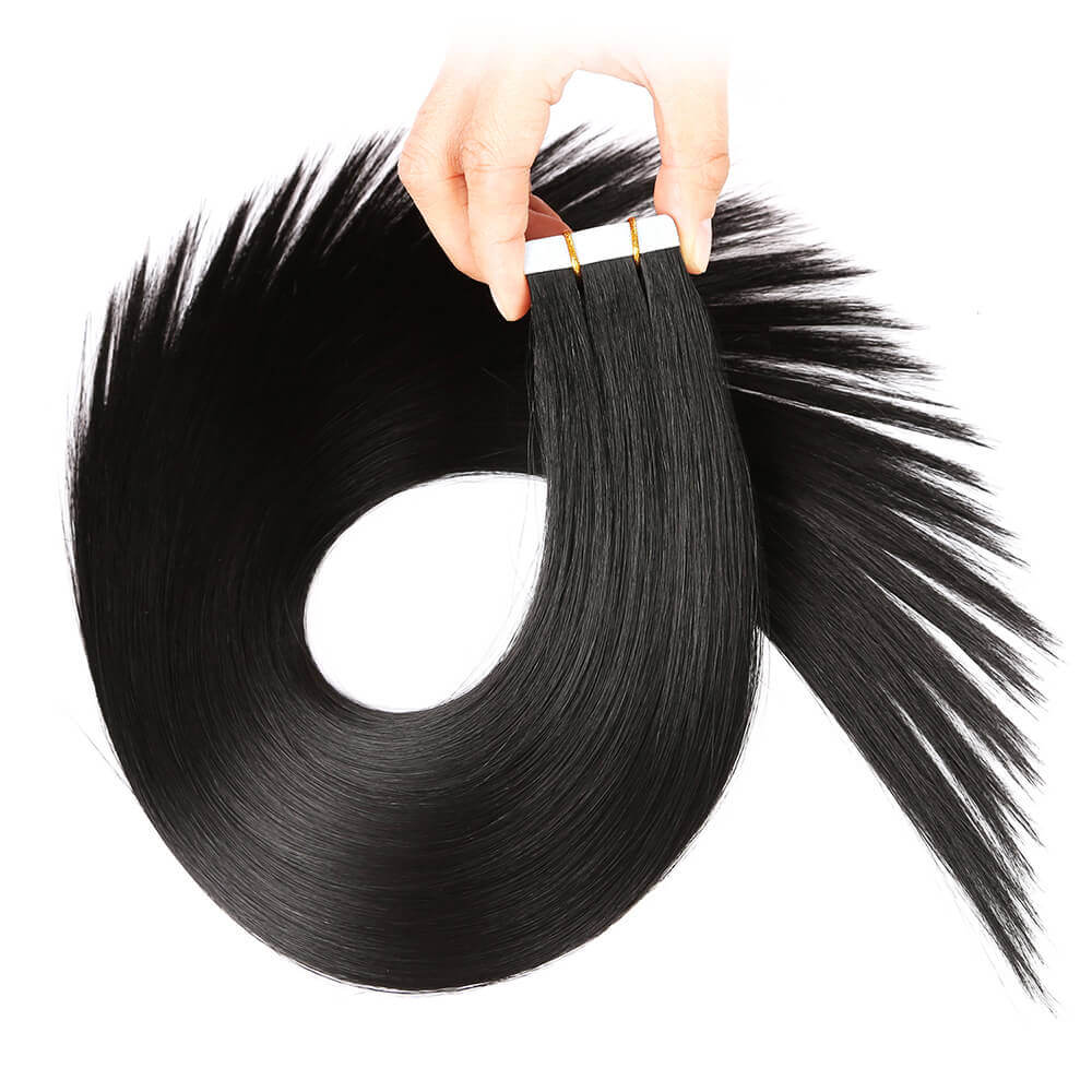 Tape In Hair Extensions #1 Jet Black