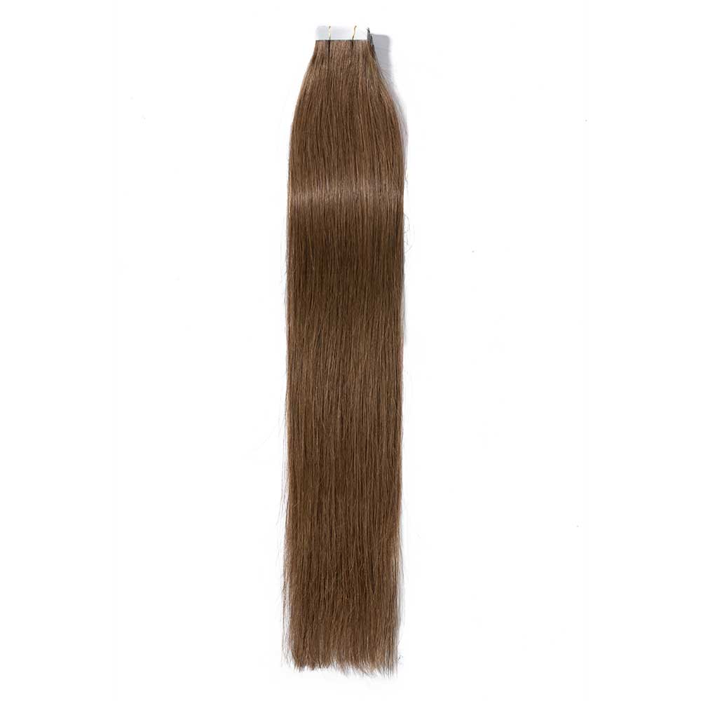 Tape In Hair Extensions #6 Chestnut Brown
